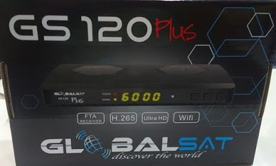 GLOBALSAT GS 120 PLUS - Ultra HD 4k Wifi FTA H265