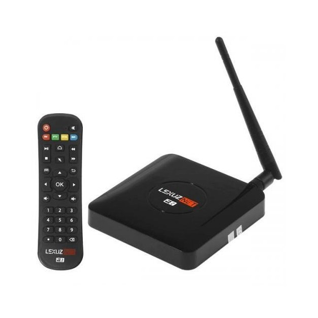Receptor Lexuz NET LE2 - 4K Wifi IPTV - Via Internet