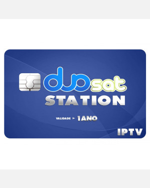 Cartao Duo Station 360 DIAS 1 ano IPTV
